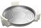 Big Green Egg Einweg-Auffangschalen Large: Aluminium, Minimalistisch, Einwegschalen, Grill, Silber