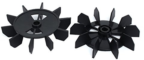 Aexit 0.5 pulgadas agujero interior taladro 150 mm Dia compresor reemplazo (model: M2826IV-9409NR) ventilador negro 2pcs