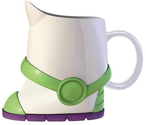 Vandor Disney Toy Story Buzz Lightyear Boot 24 oz. Sculpted Ceramic Mug