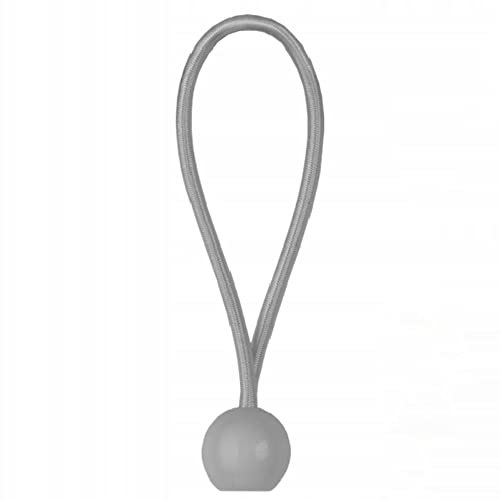 Spanngummi mit Kugel 10 Stück BCB-0515WH-B Gummispannseil Set Gummispanner Planenspanner 10x15cm weiss Bradas 5389