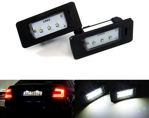 2x RZG weiße Kennzeichenbeleuchtung Canbus für Fabia III Kodiaq Octavia III Rapid Superb III Yeti