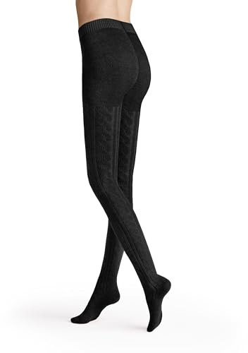 Hudson Damen Strumpfhosen Winter Plait wärmend Black 0005 42-44