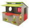PARADISO Toys spielhauskiosk 139 x 118 cm braun/grün/rot