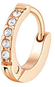 Brosway Orecchino Singolo A Cerchio Donna In Acciaio, Orecchino Singolo Donna Collezione Chakra - BHKE035
