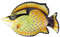 YARNOW Fisch Wandskulptur Metall Gelb Fisch Wanddeko Eisen Kunst Meerestiere Rustikale Hängend Wandbehang Dekoration Wand Zimmer Garten Werkstatt Zaun Tür Hof Party Festival