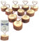 Tischkartenhalter, rustikale Holztischnummernhalter Tischschildständer für Memo Photo Decorative Clip(Herz) (10pcs)
