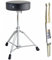 Dixon PSN-8 Drumhocker Rundsitz + keepdrum Drumsticks