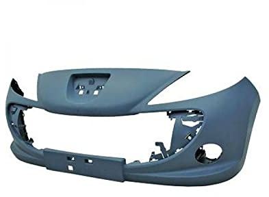 Pare-choc avant à peindre avec trous anti-brouillards compatible avec Peugeot 206 PLUS (206+) depuis 2009