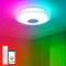 TOPBOS 30W LED Deckenleuchte Dimmbar mit Bluetooth Lautsprecher,Fernbedienung und APP-Steuerung,LED Deckenlampe mit RGB Farbwechsel,Einstellbar für Schlafzimmer Wohnzimmer Kinderzimmer