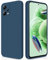 GiiYoon Hülle Kompatibel mit Xiaomi Redmi Note 12 5G, Hochwertiges Liquid Silicone Case, Rundumschutz Handyhülle, Kratzfestes Weiches Mikrofaserfutter- Blau