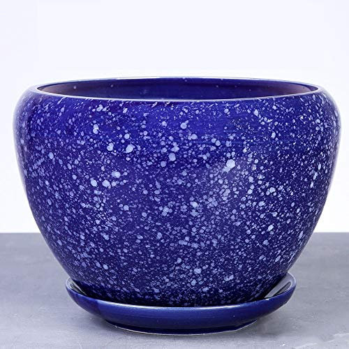 Sukkulententopf aus Keramik, Kaktus-Übertopf, handgefertigter Porzellan-Blumentopf, Sukkulenten, Kakteen und kleine Blumen, Zuhause und Büro, Desktop, Fensterbank, Dekoration, Hochzeit, Geburtstag (