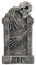Horror-Shop Halloween Deko Grabstein mit Skelett 91cm