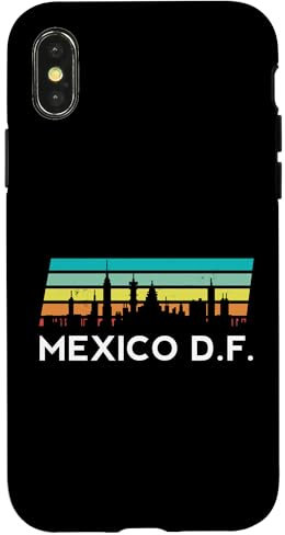 Hülle für iPhone X/XS Mexiko DFG Retro Mexikanischer Peso Ciudad District Federal Guey