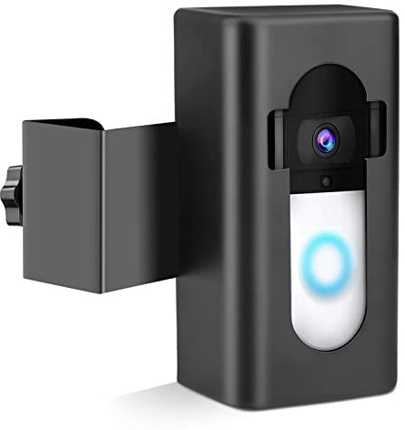 Diebstahlsichere Video-Türklingelhalterung, einfache Installation ohne Bohrer, kompatibel mit Blink 2021/Ring Video Doorbell 1/2/3/3 Plus/4/Pro, geeignet für Schlafsaal, Wohnung, Büro,