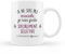 Encre et créations Mug Céramique - Je Ne Suis Pas Asociale, Je Suis Juste Socialement Sélective