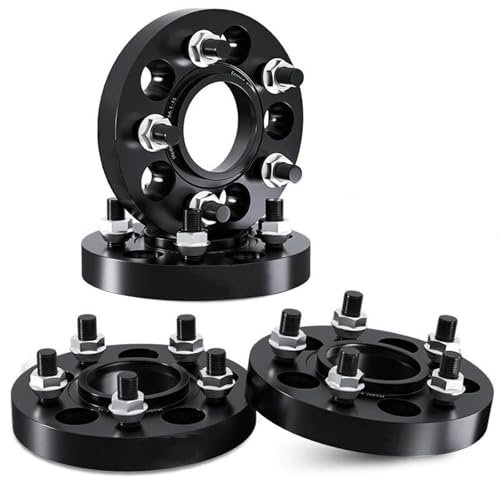 DZSCHUNLUSM Spurverbreiterungen Für Dodge Für Hornet 5x11 0 65,1 M12 X 1,25 T6-7075 Spurverbreiterungen Aluminium Legierung Hub Verbreitert Adapter Rad Distanzscheiben(4pcs 25mm)