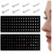 Chriscoco 80-160Pcs 20G Nasenpiercing Chirurgenstahl Gerade/L-förmig Nasenstecker Klein Nasenpiercing Stecker für Frauen und Männer hypoallergen Tragus Ohrring Labret Piercing 1.5/2/2.5/3 mm mit CZ,G