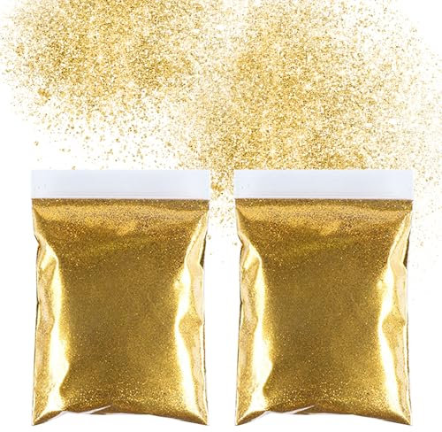 Glitzerpulver Set 100g,Glitzerpulver Zum Basteln,Gold Glitzerpulver, Glitzerpuder Für Nägel,Masquerade, Epoxidharz Glitzer,DIY,Nagelkunst