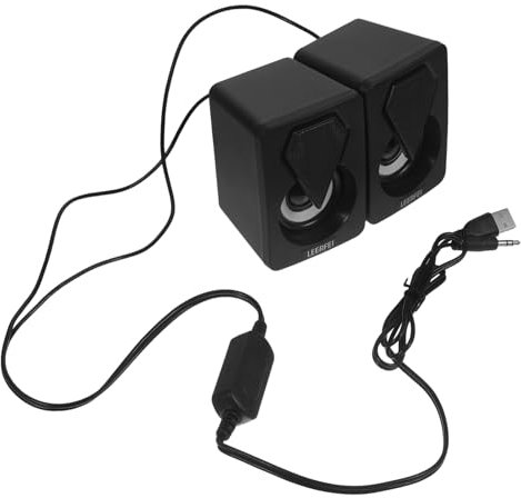 Milisten Laptop Usb Speaker Computer Speaker for Home Office Sturdy and Stylish Design Random Style