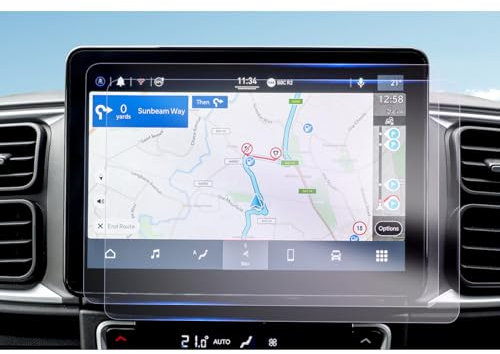 GAFAT Kompatibel mit Neu Fiat Ducato/e-Ducato EV 2021-2024 2025 Facelift 10 Zoll Navigation Schutzfolie, Nano Displayschutzfolie für E-Ducato 10 Toucscreen, 6H Anti-Kratzen [2 Stück]