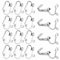 50 Stück Clip on Ohrring Converter Edelstahl Clip Ohrringe Mädchen, Ohrclips Damen Ohne Ohrlöcher Ohrringe Zum Machen Leicht Zu öffnende Silberne Ohrclip Für DIY-Ohrring-Schmuckherstellungszubehör