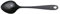 Fiskars Cuchara con Forma Puntiaguda, Essential, Plástico, Longitud: 29,5 cm, Negra, 1079057