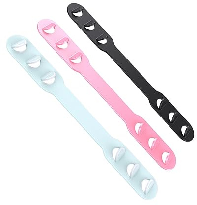 FRCOLOR 15stücke Einstellbarer Maskenhaken Aus Pp-material Flexible Maskenbandschnalle Mit Rutschfester Oberfläche Maskenbandverlängerungsschnalle Für Ohrbänder in Farben Gemischt Passend