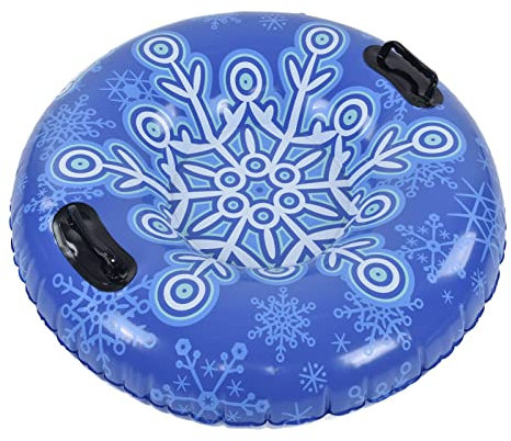 Schneeöhrchen mit Griff PVC 450lbs Ladung mit Blau weiß Aufblasbaren Skiging für Erwachsene Familie