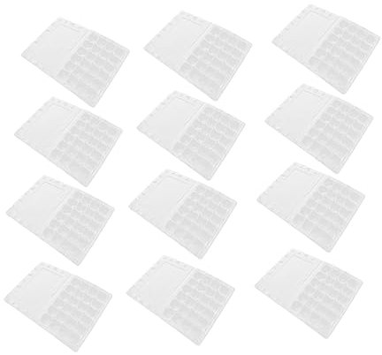 FUNNETOYU 12pezzi Contenitori Per Uova Di Quaglia Plastica Trasparente Con Scomparti Scatola Organizzatrice Per Uova Da Frigorifero Per Cucina e Conservazione Sicura