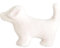 imFreienawn Hund Plüsch, weiche Hund gefüllte Tiere, 18, 9 x 13, 8 Zoll niedliches Kissen, dekorative Plüschkissen für Kinder, Sofa Stuhl Home Decor, weiß gefüllte Tiere