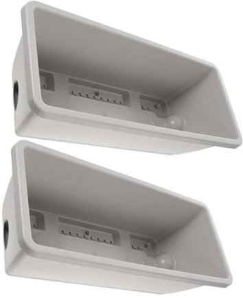 HEMOTON 2 Stück Rechteckige Pflanzkästen Aus Kunststoff Mit Untersetzer Mittlere Größe 43cm Gemüse Und Garten Pflanztrog Für Fensterbank Und Terrasse Leicht Und Wetterbeständig