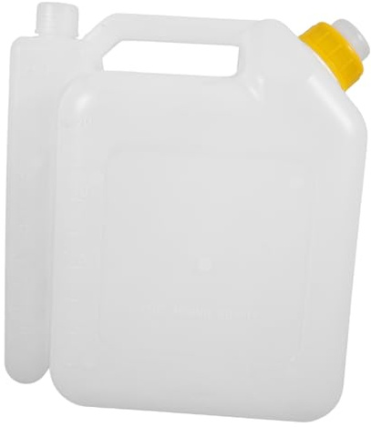 SOIMISS 2 Stroke Engine Oil Mixing Bottle Spout 4l Petrol Oil Measure Dispenser for Lawn Mower Strimmer Chainsaw Gasoline Motorbike