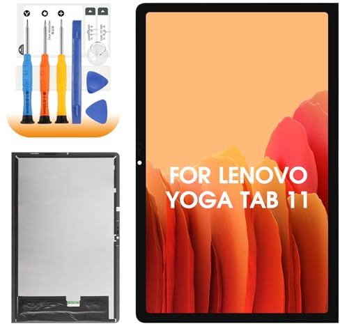 LCD Display für Yoga Tab 11 YT-J706 YT-J706F YT-J706X -YT-J706L | LCD Bildschirm für Lenovo Yoga Tab11 11,5 Zoll Bildschirmersatz, Schwarz, Digitalisiergerät Assembly mit Reparatur