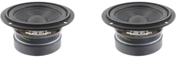 KSJOAIDDE 2 set of Audio Speaker Universal Premium Enhanced Bass Response 4.5In Round Speaker
