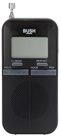 Personal FM Radio Bush Black