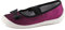 Ladeheid Pantofole Ballerine Bambina LARW008 (Viola/Bianco, 26 EU)