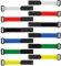 Create idea 12Pcs Magic Sticker Battery Straps with Buckle 20x200mm Mixed Colours Hook & Loop Non-Slip Straps for RC Drones Planes Quads Cars
