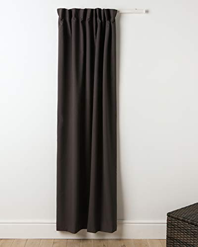 Caravan Curtain Dark Grey Door Curtain Perfect for Caravan Motorhome campervans (44 Width x 78 Drop single door curtain)