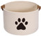 Morezi Hundespielzeug Aufbewahrungskorb，hunde spielzeugkorb,Aufbewahrungskorb aus Baumwollseil, ideal für die Organisation von HaustierSpielzeug, Heimtierbedarf，Decken,Beige