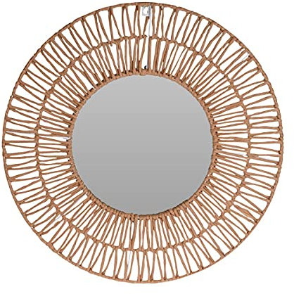 Wandspiegel aus geflochtenem Gras 60 cm