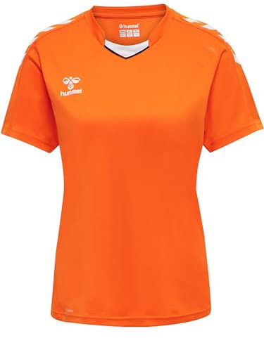 hummel Damen Hmlcore Xk Poly Jersey S/S Woman T Shirt, Orange, S EU