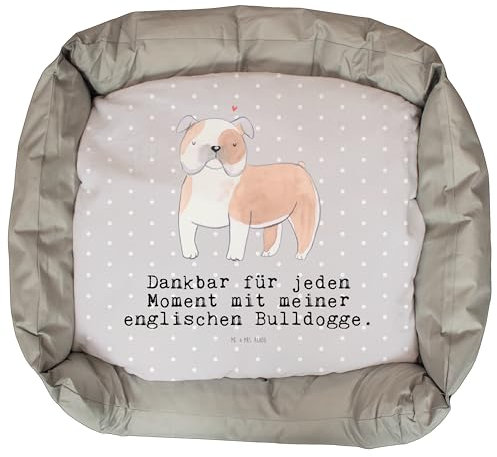Mr. & Mrs. Panda Hundebett Englische Bulldogge Moment - Geschenk, Hund, Hundedecke, Hundesofa, Hundekörbchen, Hundekissen