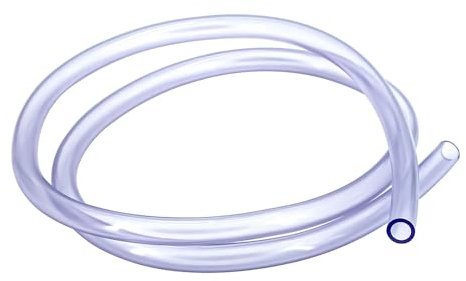 ORIPLAST PVC Schlauch - 1 Meter, 7 x 10 mm - Aquariumschlauch, Wasserschlauch, Luftschlauch, Glasklar und Temperaturbeständig von -20°C bis +60°C, zum Durchleiten von Flüssigkeiten