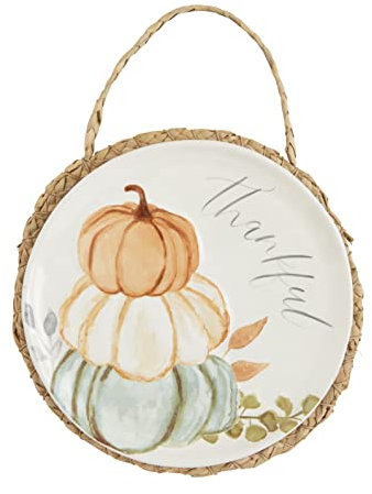 Mud Pie, plate 8 dia | trivet 9 dia, Cream
