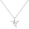 LES POULETTES BIJOUX - Sterling Silber 925 Halskette Durchbrochenen Kolibri - Taille 45 cm