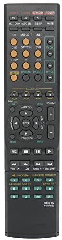 VINABTY RAV315 WN22730EU Mando a Distancia de Repuesto Aptos para Yamaha AV Receiver YHT-390 YHT590 HTR-5490 HTR-5740 HTR-5750 HTR-5840 HTR-5850 HTR-5860 HTR-5890 RX-V461 HTR-6040 HTR-6050 RX-V561