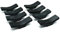 BAEKZ 8pcs Keramik Geschirr Essstäbchenhalter, Messerhalter, Löffel und Gabel Halter (schwarz)