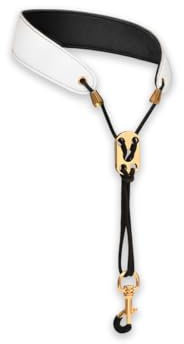 EIHI Saxophon, Sax weiß Neck Strap, Saxophon Gurt altsaxophon, Saxophone, Super Faser, Metallhaken, Musikinstrumente Zubehör Teile