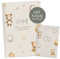 NORDEULE U-Heft- und Imfpasshülle mit Name und Datum personalisiert | 4-teiliges Set | Hochwertige Hülle für Untersuchungsheft und Impfass Deines Kindes (Collection Molly | Beige)