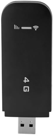 Tragbarer 4G LTE USB-WLAN-Router, WLAN-Modem für Mobile Internetgeräte, Unterstützt 10 Geräte, Mobiler WLAN-Hotspot Im Taschenformat mit SIM-Kartensteckplatz, (Black)